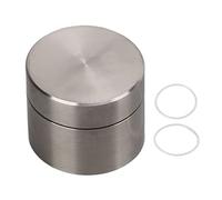 BigKing Stainless Steel Sealing Box - Mini Tea Leaf Canister for Home & Office - Airtight Container for Freshness & Aroma Protection (L)