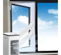 BigKing Universal Window Seal for Portable Air Conditioner and Tumble Dryer with Zip and Hook Tape, Strong Adhesive, Durable and Long Lasting Waterproof (300cm)