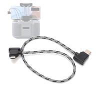 BigKing USB C to Micro USB Remote Controller Cable, Right Angle Type C to Micro USB Data Cable for DJI Air 2 / Mini 2 Remote Controller(30cm/11.8inch)