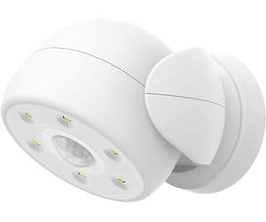 BIGLIGHT Battery Motion Sensor Spotlight Wireless Floodlight Outdoor Front Door Security Spotlight Waterproof Compact Spotlight Rotatable Wall Down Light for Driveway Hallway, 200 Lumens