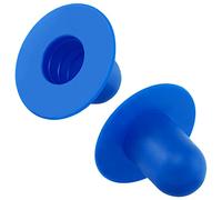 Bigmeta Pool Plugs for Above Ground Pool- 2pcs Pool Stopper Plugs Pool Filter Pump Hole Plugs Fit for Intex Coleman Bestway Pool Replacements& Accessories(Blue)