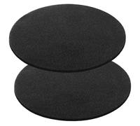 Bigmeta Round Splash Pad for Oil Drain Pan, Fit 1.5-20 Gal Drip Catcher Pan, Heat-Resistant, No Splatter Change Mat for Car Transmission Oil Changing Drain Tray (2 Pcs)