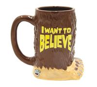 BigMouth Inc Big Foot I Want to Believe Coffee Mug, Fun Bigfoot Decor, Funny Sasquatch Cup Gift for Men Women Dad