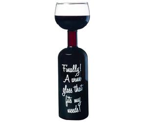 BigMouth Inc BM1581 The Original Wine Bottle Glass, 750ml