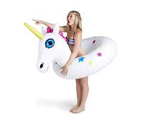 BigMouth Inc Giant Unicorn Pool Float, 4 Feet Tall, Fade Resistant Vinyl, Fun Water Toy