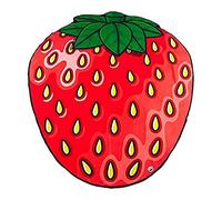 BigMouth Inc Gigantic Strawberry Beach Blanket