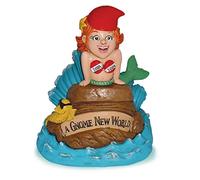 BigMouth Inc Little Mermaid Garden Gnome, Green-thumbed