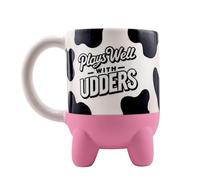 BigMouth Inc Plays Well with Udders Mug - The Mug That’s So Dairy Good, It’s Ridiculous