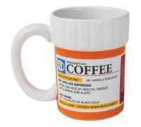 BigMouth Inc Prescription Pill Bottle 325ml Ceramic Novelty Coffee Mug Funny Gift