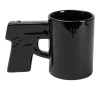BigMouth Inc. The Gun Novelty Ceramic Coffee Mug with Handle holds 14oz of your favourite beverage | 15.8cm x 8.9cm x 10.4cm