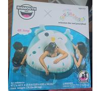 BigMouth SQUISHMALLOWS Winston The OWL Pool Float, Small, PINK