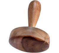 BIGNAY Potato Masher & Food Press | Kitchen Masher for Potatoes, Pav Bhaji, Vegetables, Beans & Fruits | Manual Food Masher for Cooking & Food Preparation (4.2 Inch, Wooden)