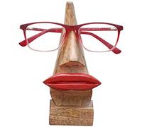 Bignay Red Lip Shaped Spectacles Eyeglasses Sunglasses Holder Stand, Eyeglass Retainer, Eyewear for Girls Women Home Decor- 6 inch
