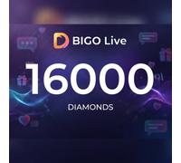 BIGO Live - 16,000 Diamonds Direct Top-Up - GLOBAL