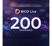 BIGO Live - 200 Diamonds Direct Top-Up - GLOBAL