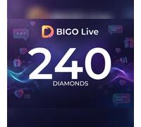 BIGO Live - 240 Diamonds Direct Top-Up - GLOBAL