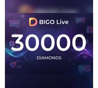 BIGO Live - 30,000 Diamonds Direct Top-Up - GLOBAL