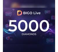 BIGO Live - 5,000 Diamonds Direct Top-Up - GLOBAL