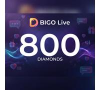 BIGO Live - 800 Diamonds Direct Top-Up - GLOBAL
