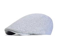 Bigoco Flat Caps for Men UK Newsboy Hat Cotton Irish Beret Hat Ivy Cap Flat Gatsby Vintage Cabbie Duckbill Cap Adjustable