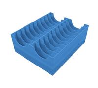 Bigougem Diamond Art Storage Case with 20 Compartments, Slim Organizer for Diamond Paintin g Tools & Accessories, Portable Craft Container Sky Blue