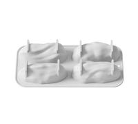 Bigougem Nut Shape Silicone Baking Mold, Food-Grade Non-Stick Mousse Cake Pan, Easy Release for Jelly Chocolate DIY Dessert Tool White