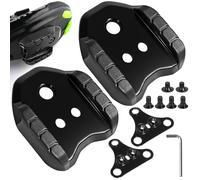 BIGP Pack of 2 Bicycle Cleats Adapter, Compatible with Shimano SPD Plate Adapter SM-SH41 Bicycle Shoe Cleats for Road Bike MTB Pedals 3 Hole Plates Bicycle Pedal Adapter Cleats Converter