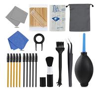 Bigqin 12 in 1 Professional Camera Cleaning Kit 142 Pcs for DSLR Camera Lens Sensor Care Cleaning Tools and Accessories, Cleaning Cloth, Air Blower, Lens Brush, Cleaning Swabs, Tweezers etc.