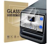 Bigqin 2Pack Rear Screen Protector Compatible with Tesla Model 3 2025 2024 8-Inch Rear Touchscreen Accessories, 9H Tempered Glass Screen Protector, HD Clear, Anti-Scratch, Shock Resistant