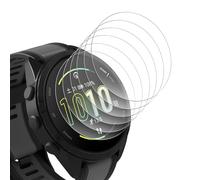 Bigqin 6Pcs Screen Protector Compatible with Garmin Forerunner 165/165 Music, Tempered Glass Screen Protector, HD Clear, 9H Hardness, Bubble-Free, Anti-scratch Protection Film