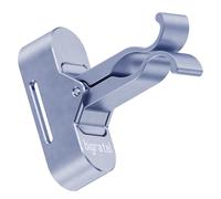 bigratel Magnetic Cigar Holder for Golf Cart,Golf Cart Cigar Holder with Hook and Loop Strap Hold 20-70RG,Cigar Clip Holder for Cigar Lovers,Golf Cigar Holder for Golfers,Aluminum,Blue Gray.