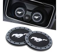 BIGROUP 2PCS Car Cup Holder Coaster, Non-slip Silicone Cup Pads, Universal Cup Mat Car Interior Accessories, universal size