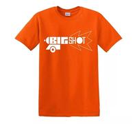 Bigshot Records Mens T-Shirt Trojan Rocksteady Reggae Music Ska Skinhead Top - Orange - 3XL