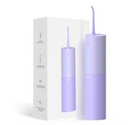Bigsmile Water Dental Flosser Teeth Pick Portable Cordless Oral Irrigator 200ML Rechargeable Travel Irrigation Cleaner IPX7 Waterproof Electric Waterflosser Flossing Machine for Teeth (Purple)