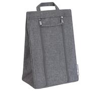 Bigso Box of Sweden Fabric Shoe Bag for Travel and the Gym - Luggage Organiser to Keep Shoes Separate - Travel Accessories for Hiking, Walking and Business Trips - Grey