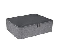 Bigso Box of Sweden Packing Cube for Travel - Breathable Suitcase Organiser for Clothes, Shoes and More - Large Size Luggage Organiser - Grey