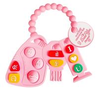 BIGSPINACH - Baby Gothic Teething Key Set 6-12m Pink