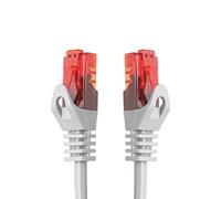 BIGtec Network Cable Gigabit Ethernet 2 x RJ45, Cat. 5e, Twisted Pair UTP, 1000 Mbit/s, Ideal for Switches DSL Connections Patch Panels Routers, Modems, WAP 20 m - White