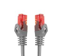 BIGtec Network Cable Gigabit Ethernet 2 x RJ45, Cat. 5e, Twisted Pair UTP, 1000 Mbit/s, Ideal for Switches DSL Connections Patch Panels Routers, Modems, WAP 2 m - Grey