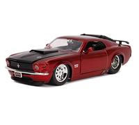 Bigtime Muscle 1:24 1970 Ford Mustang Boss 429 Die-cast Car Candy Red, Toys for Kids and Adults