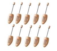 BigTree 5 Pack Spring Wooden Shoes Tree Adjustable Solid Shoe Tree Shaped Shoe Lasts Wooden Shoe Stretcher Sweat-absorbing Men Women Leather Sneakers Canvas High Heels Sandals (UK 3-5.5/EU 35-38)