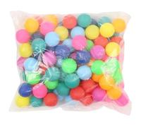 BigTree 50 Pack Coloured Table Tennis Balls Ping Pong Balls 40mm Plastic Halloween Christmas Decorations Perfect for Cat Dog Craft Party School Family Games Beginner Adult