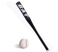 BigTree Baseball Bats Set Baseball Bat Stick Black+Baseball Aluminum 25inch Baseball Bat and Ball Set Youth Adult Outdoor Training Practise Waterproof Anti Slip Handle Metal