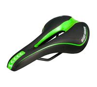 BigTron Comfortable MTB Saddle Cycling Seat with Cushion for Offroad travels Black+Green