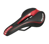 BigTron Comfortable MTB Saddle Cycling Seat with Cushion for Offroad travels Black_Red