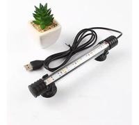 BigTron LED Aquarium Lighting, Waterproof RGB Fish Tank Light Multicolor Underwater Crystal Glass Lights (Blue White 18cm)
