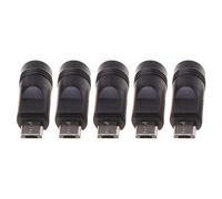 BIGULA 5 Pcs 5.5x2.1mm Female To USB Male Plug For Power Connector Adapte