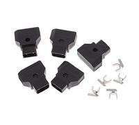 BIGULA 5 Pcs D-Tap Plug For DSLR Rig Power Cable V-mount Anton Battery Male Connectors Terminal Female Plug Adapter Male Terminals Cable Wire Butt Screw Digital Disconnect Assorted Tube