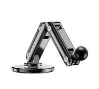 BIGULA Adjustable Aluminum Alloy Adhesive 17mm Ball Base for Car Dashboard Tablet Phone Office Device Holder Navigators