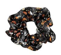 BIGULA Halloween Scrunchies Pumpkin Hair Scrunchies Hair Ties Soft Elastic Hair Bands Hair Scrunchy Ties Hair Accessories